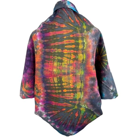 Tucan Tango Tie-Dye Top, Size Medium - Picture 2 of 9